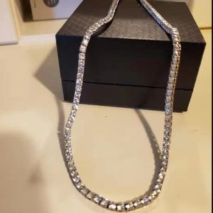 14k Gold Iced out Necklace chain 4mm with